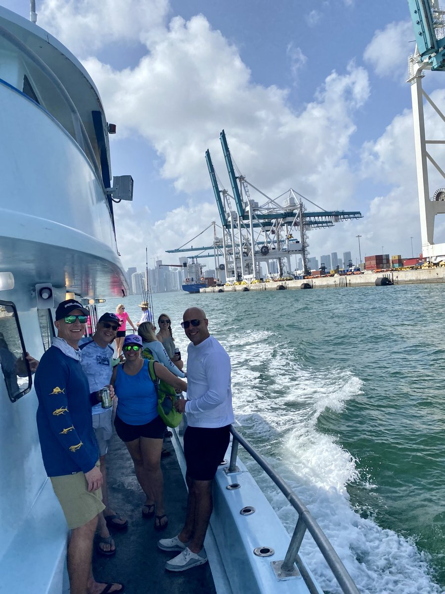 InfocenterIO's tweet image. MIAMI! The @InfocenterIO South Florida Crew caught some rays, big fish and great time boating with Customers and @servicenow friends! Special thanks to Reward Fishing Fleet.
#servicenow #infocenterio #servicenowpartner #miami #fishingcharter #southbeach #SoFlo #southflorida #tech