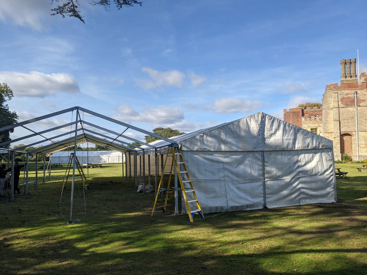 SawtryMarquees's tweet photo. Great to be back building the marquees for Horror at Hinchingbrooke House
#halloween #horrorevent #marquee https://t.co/x6G7VIusYC