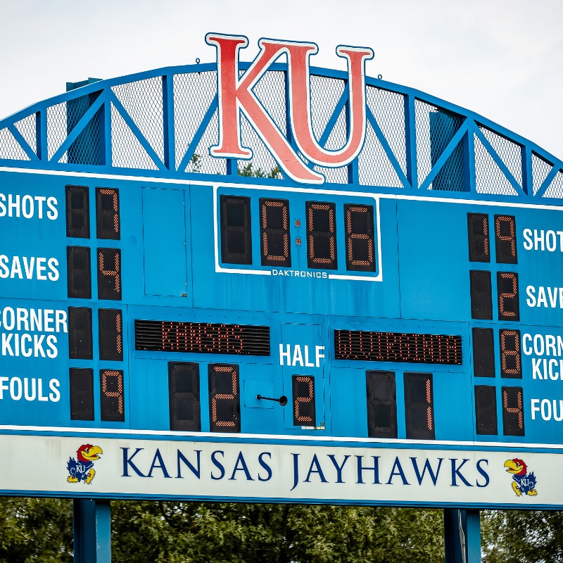 KUWSoccer's tweet photo. ICYMI, take a look through the 📸 from yesterday's 2-1 victory over No. 9 West Virginia in 2OT

#KUsoccer #RockChalk