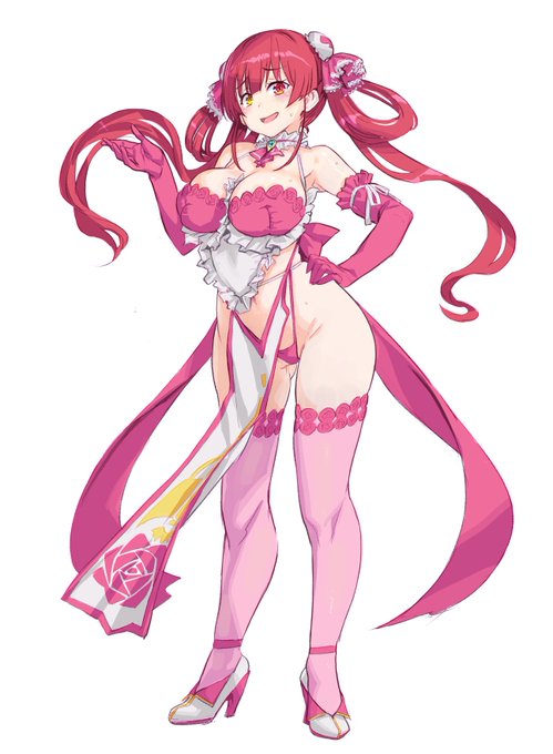 なんか3D蝶薔薇アカリちゃん見て嬉しくて蝶薔薇マリン船長描いちゃった
マリン船長はパピヨンローゼを思い出したきっかけだけど「蝶・薔薇」と言えばアカリちゃんだったので～
船長の3Dお披露目配信のムーブ見てなぜか蝶薔薇が記憶の底から浮上してきたの今でも不思議
https://t.co/7Azrj6Ud6e 