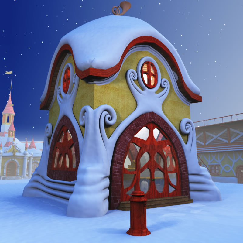 contentguild's tweet image. North Pole Christmas Post Office 3D model for #3DSMAX Blender #Vue3D &amp;amp; more available for #gameart &amp;amp; #Christmas #animation bit.ly/3uQeiao