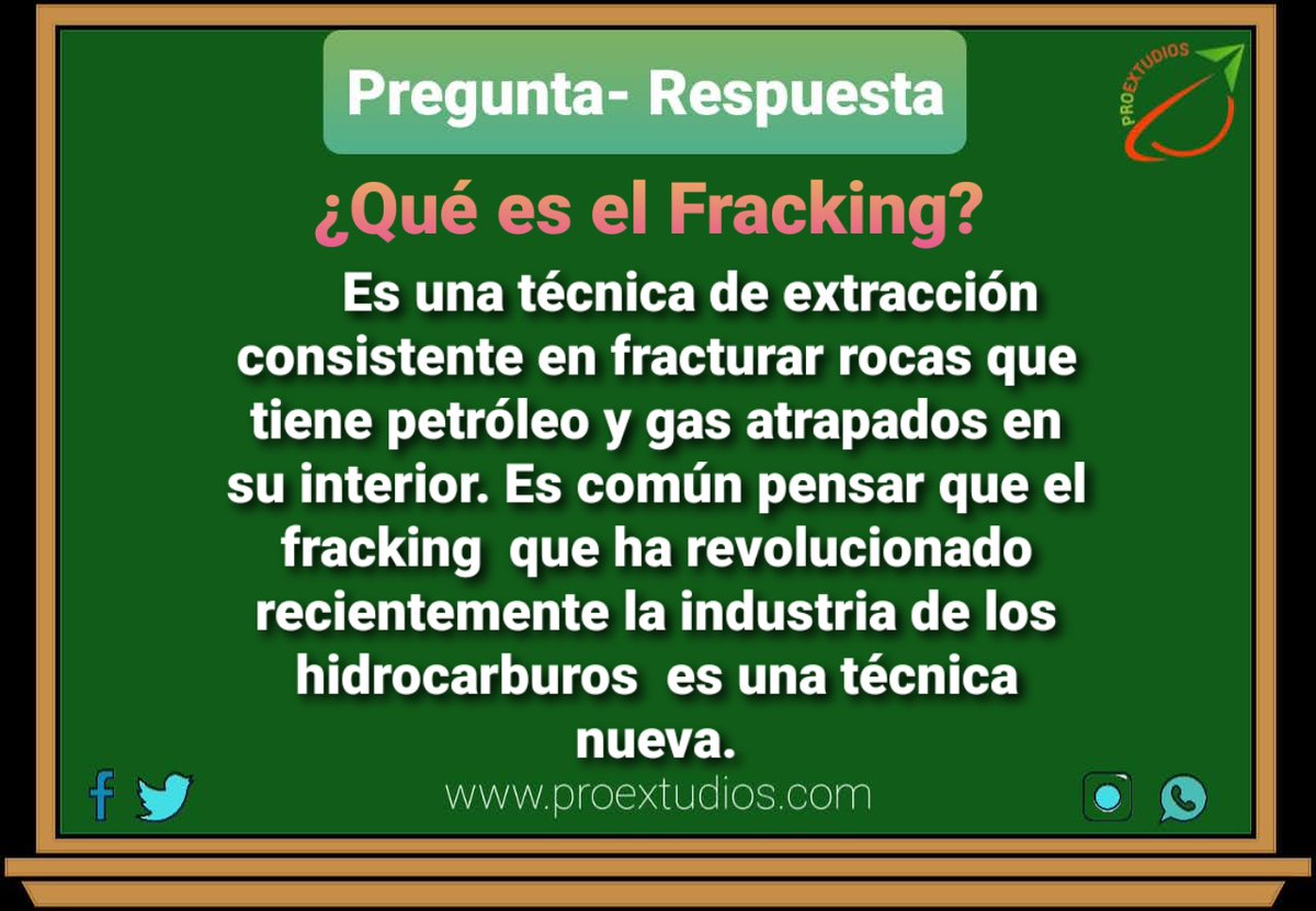 proextudios's tweet image. proextudios.com 
#PreguntasyRespuestas
#Respuestas
#DiaInternacionalContraElFracking
#DiaContraelFracking
