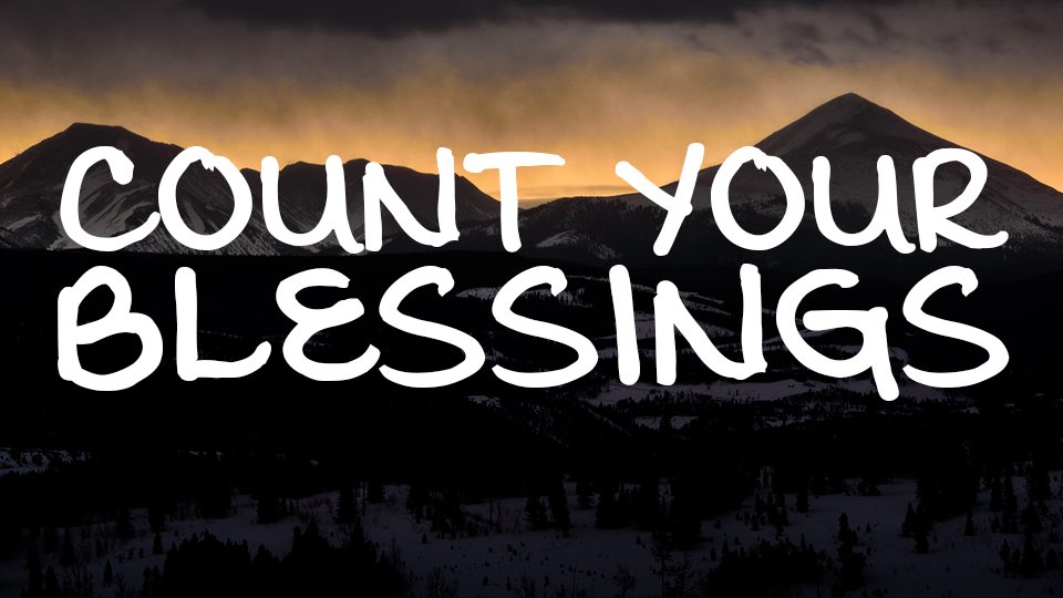 Count your blessings hi-res stock photography and images - Alamy