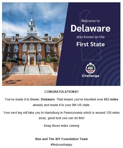 We've made it here... with our ##findyourhappy