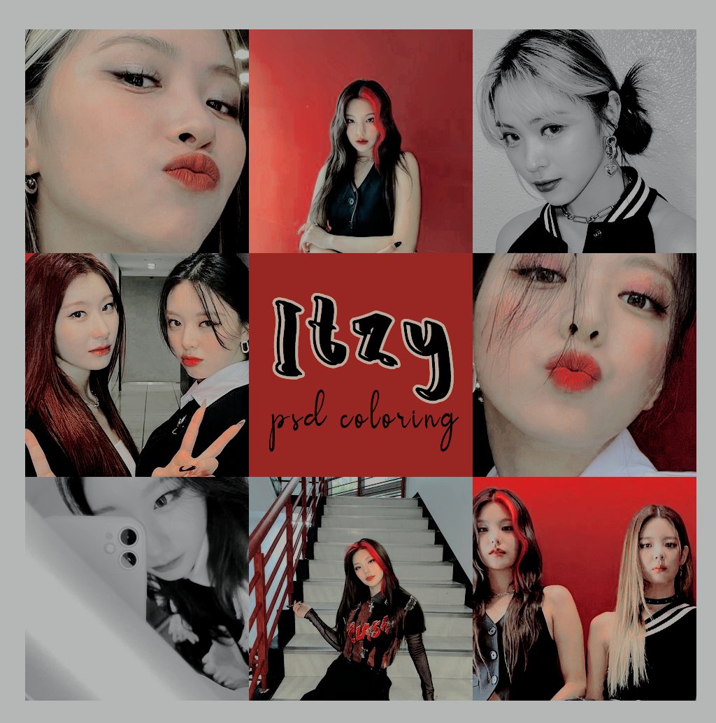 Ana Clara on X: Itzy PSD coloring #18 #ITZY ✨(psd file can be