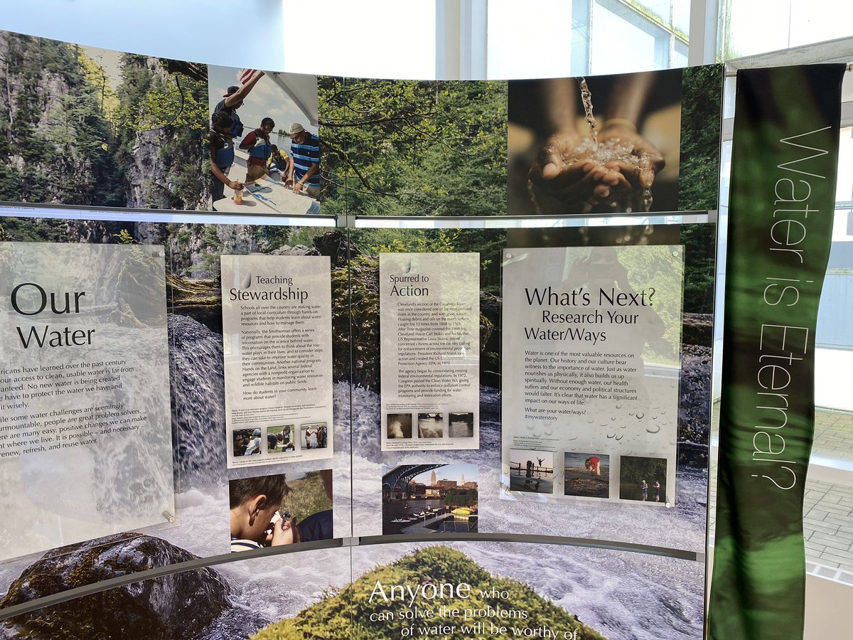 Enjoyed seeing the <a href="/smithsonian/">Smithsonian</a> traveling Water/Ways exhibit <a href="/TheAtheneum/">Historic New Harmony</a> in New Harmony, IN over the weekend. I invite my <a href="/Stantec/">Stantec</a> colleagues to check it out online. My career in water resources has been devoted to #mywaterstory of helping communities in crisis.