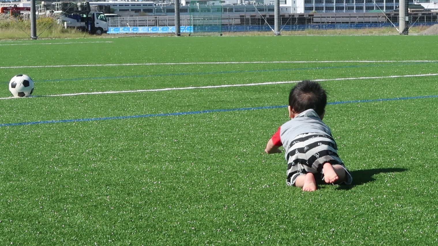 さくたろう 鳩スタさんぽ 湘南深沢 にできた新しいグラウンド サッカーボールにまっしぐら 鳩スタ 鳩スタきたよ 鎌倉インテル T Co Jfuompw2kk Twitter