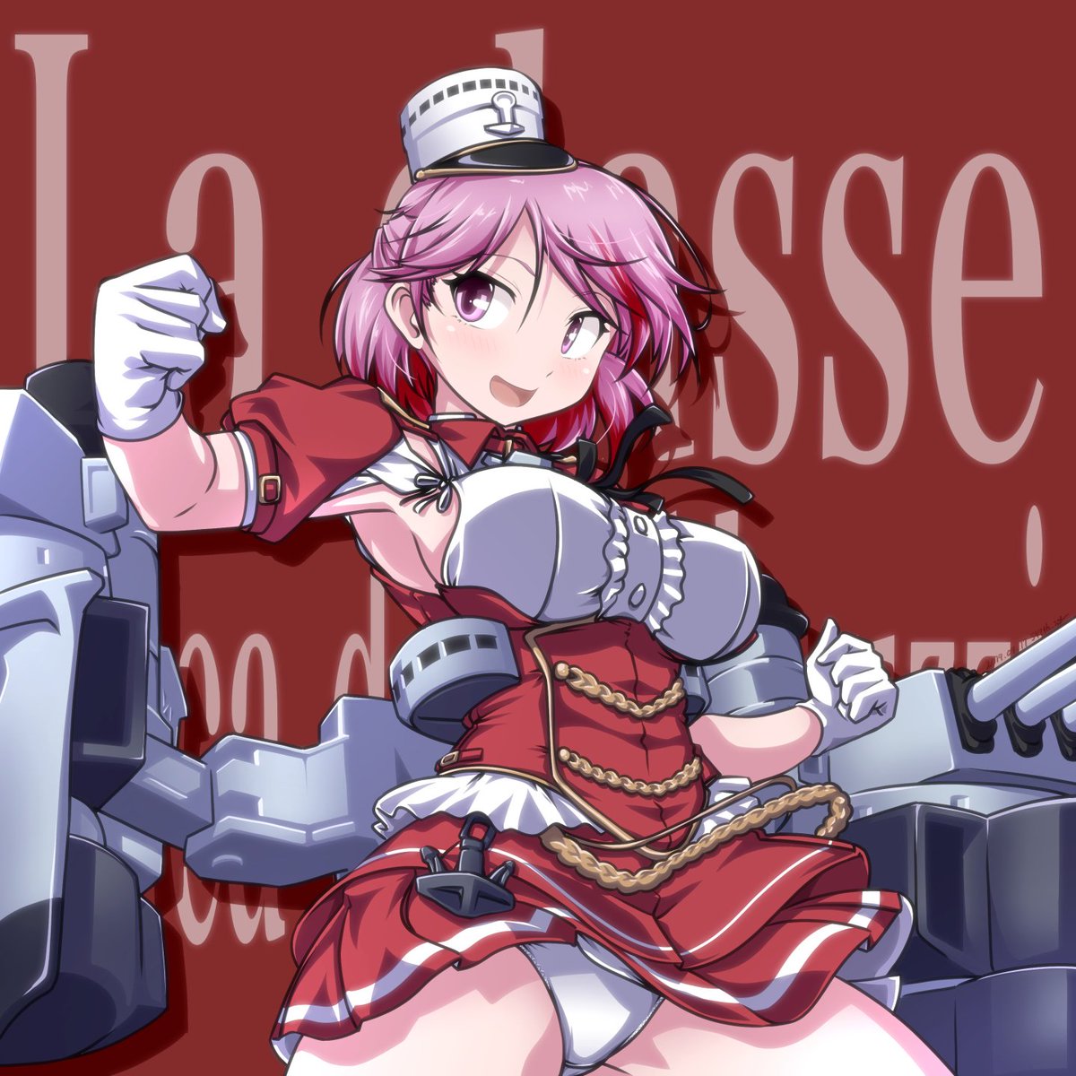 「過去絵の再掲でガリバルディさんと御蔵(型制服着た大戦艦)さんを描いた気になってお」|547th_syのイラスト