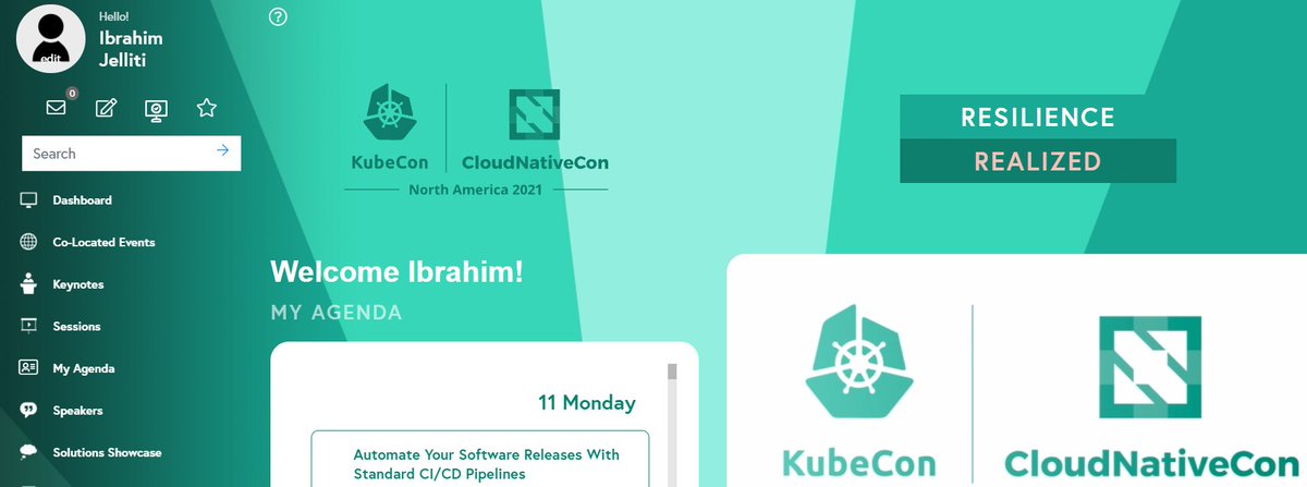 Rust_0258's tweet photo. welcome #KubeCon #CloudNativeCon 2021 NA🙌🤘 https://t.co/tZnHgteg5f