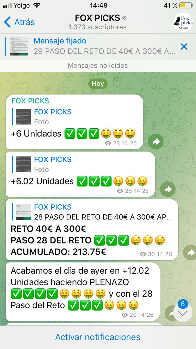 Foxpick3's tweet image. Seguimos sumando 🤑🤑 #tipster #apuestasdeportivas
