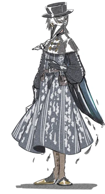 こういう真っ黒な衣装欲しい…って昔描いたやつ
露出は控えめでいいんだよイソペは… 