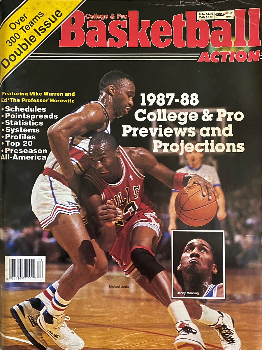 MJ23Covers's tweet photo. Basketball Action, 1987-88 #jumpman #jumpman23 #JumpmanHistory #MichaelJordan #Jordan #AirJordan #Chicago #Bulls #NBA #NBAHistory #MJMondays #DannyManning #Kansas #Jayhawks https://t.co/wQkITZ2wA0