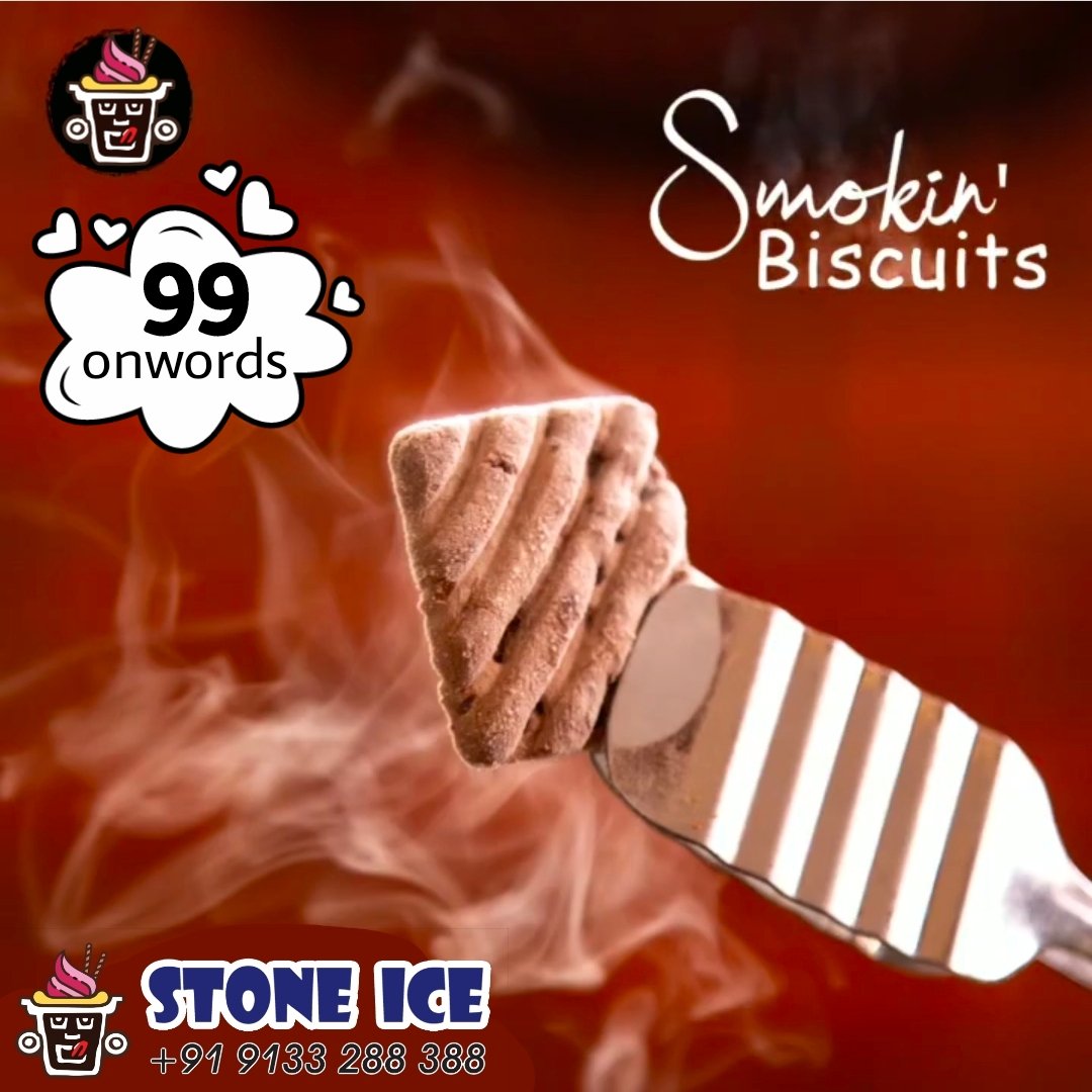 *DRAGON SMOKE BISCUITS*

we are launching a new Verity of smoke Biscuits at STONEICE.

😋😋😋😋😋😋

we undertake party orders also....for details 9133288388.
#rkstoneice #smokebiscuits