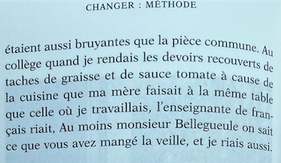 TacTac_'s tweet photo. Ces lignes d'@Edouard_Louis m'ont refait penser à Nora qui en 2nde s'était faite humilier par la prof de Physique-Chimie parce que ses devoirs portaient des stigmates de graisse. Ne pouvait-elle pas imaginer ce que révélaient ces taches ?
(Je la détestais en tout cas.) https://t.co/PnuhiKVvLG