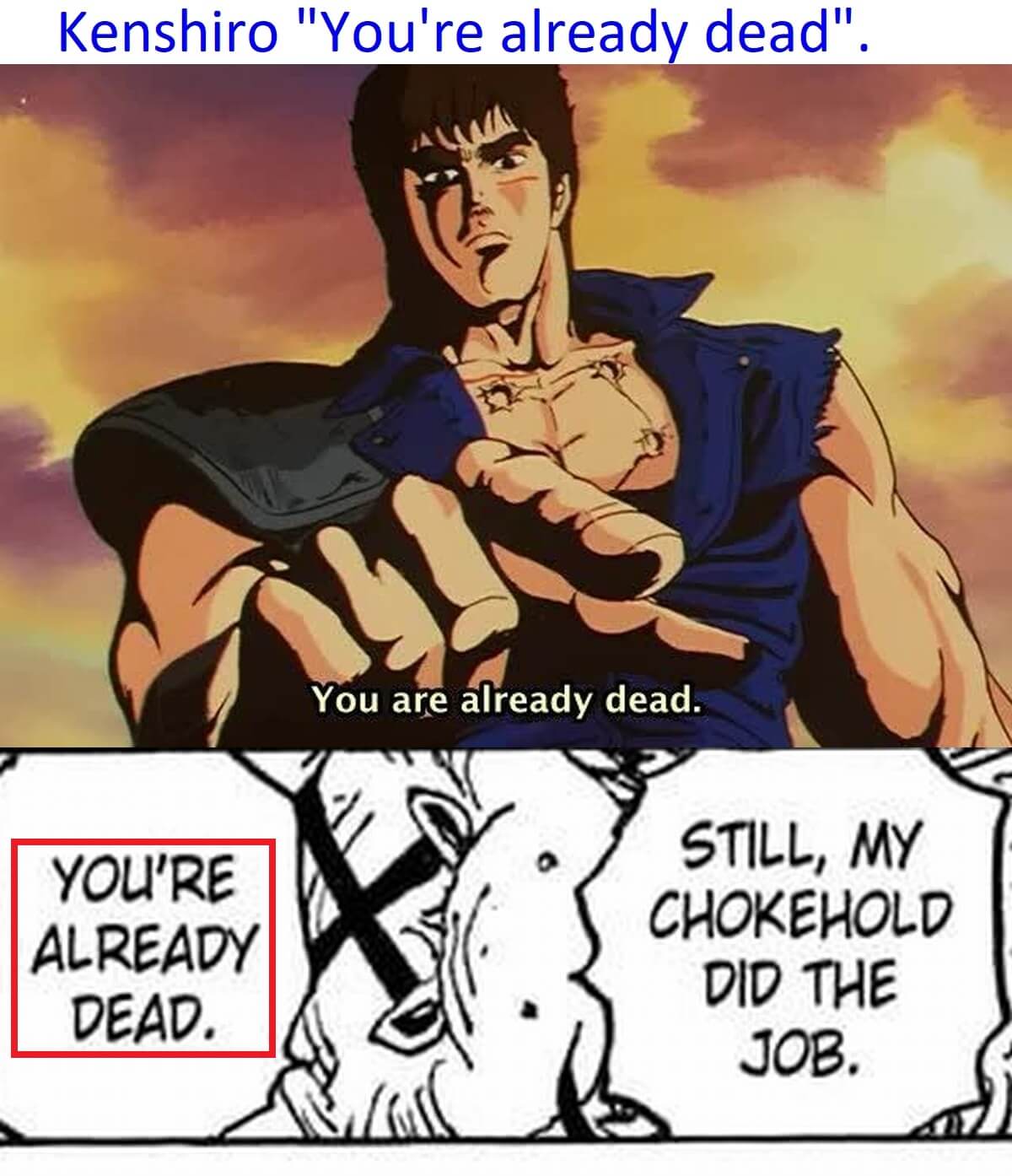 sandman on Twitter "Queen's line to Sanji "You're already dead." might