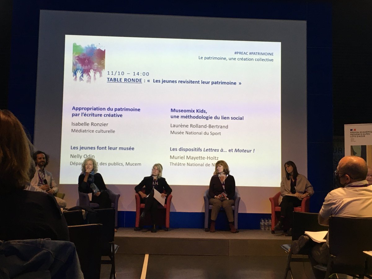 Excellente table ronde #PREAC #Patrimoine Merci @MNS #AllianzRiviera pour votre accueil