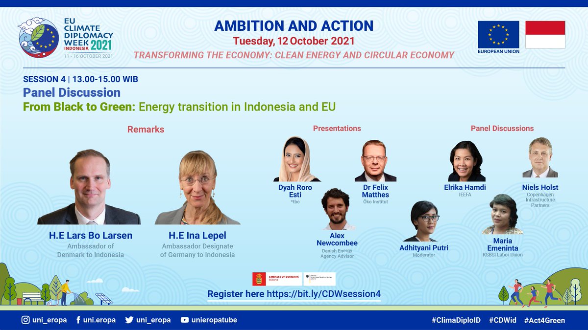 uni_eropa's tweet photo. How are we going to out phasing coal through the upcoming New and Renewable Energy Bill (UU BTE)? Register and join the talk on https://t.co/tFPWDIjP4x or visit https://t.co/LqjOR2x0XU to see the full programme. 

#ClimaDiploID #CDWid #Act4Green https://t.co/hBkt2bq5XO