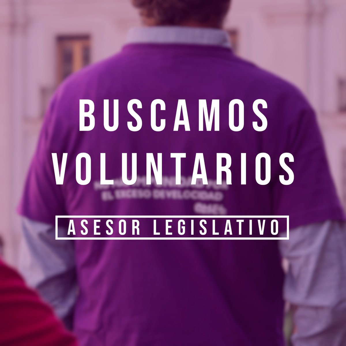 Para seguir trabajando por la SEGURIDAD VIAL y reducir el número de fallecidos en siniestros de tránsito, buscamos "Asesores legislativos" voluntarios que nos quieren ayudar.

Si quieres más detalles contáctanos vía nuestras redes sociales o al correo mel@contraExceso.org