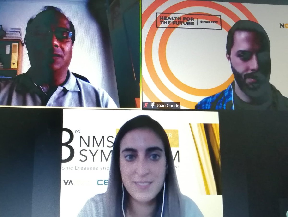 BarbaraBrMendes's tweet photo. 📢Sebastião Rodrigues and @CNanolab opening the 3rd NMS symposium - Oncobiology session. The sysmposium is organized by the postdoc committee. Looking forward two days of research and fun. Sharing our scientific results is essential for advancing discovery! 🤩 @cedocsymposium https://t.co/io2tTo0lyG