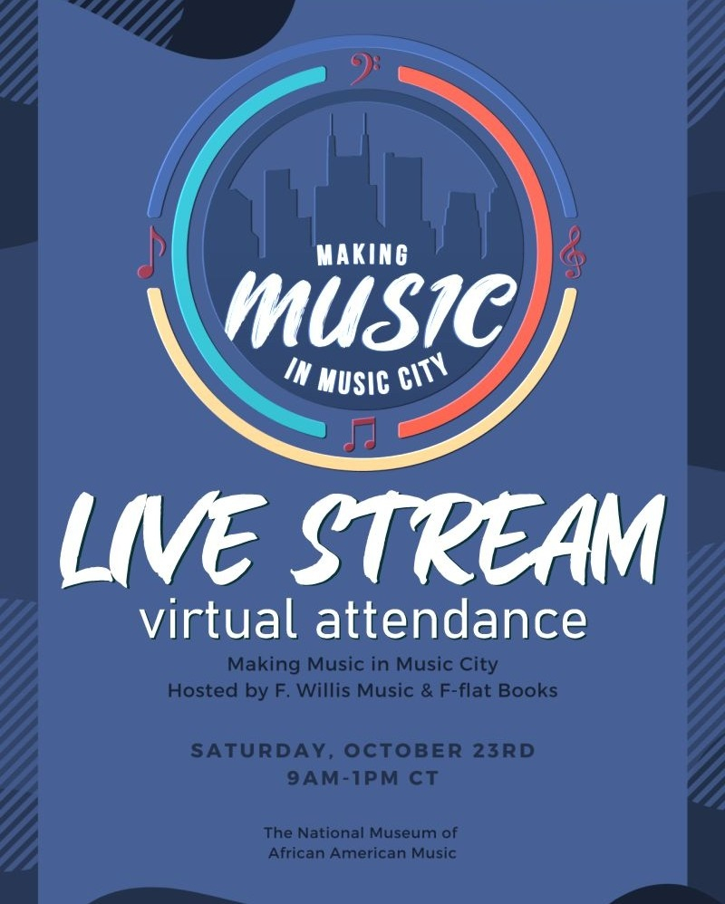 BIG NEWS!!!!

We are super excited to announce that we are adding a live stream option for our "Making Music in Music City" event on October 23rd in Nashville. 

So many of you reached out to say that you wanted to join us in person but couldn't make the trip. As a result, we are