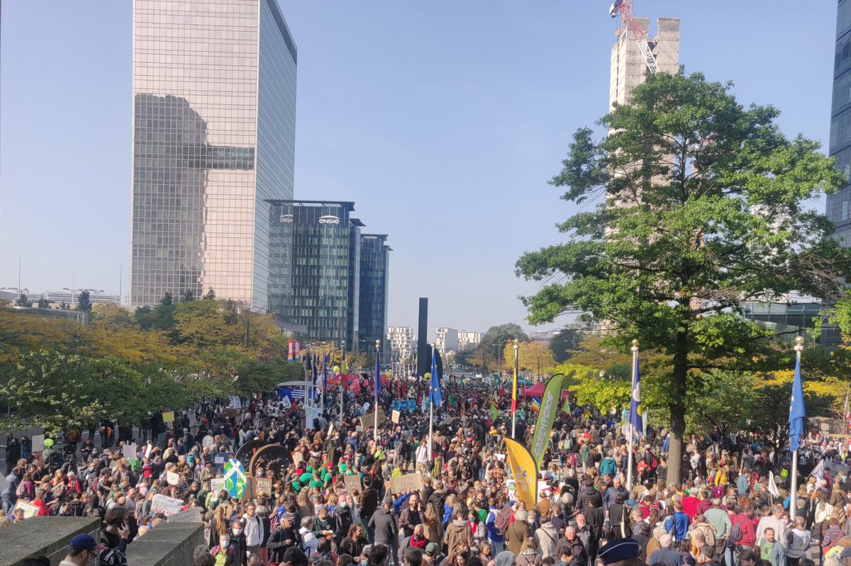 WimThiery's tweet photo. Impressive crowd at yesterday's climate demonstration in Brussels #scientists4climate https://t.co/SquQ5l7HJx