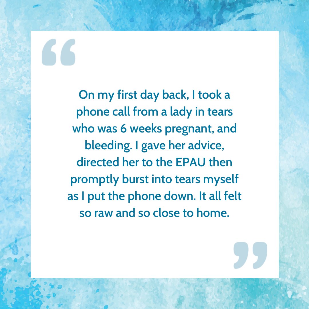 MiscarriageUK's tweet photo. Eve, who works as a midwife, writes about having a missed miscarriage and about supporting others while still grieving her own loss.

https://t.co/fzHyJXtLaT

Our thanks to Eve for sharing her story.

#BLAW2021 https://t.co/7a2HFLj32t