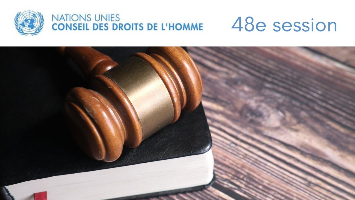 #HRC48 | La résolution A/HRC/48/L.2 sur l'assistance technique et le renforcement des capacités dans le domaine des droits de l’homme en République démocratique du Congo a été ADOPTÉE sans vote.

▶bit.ly/3oDa3hu #RDC
