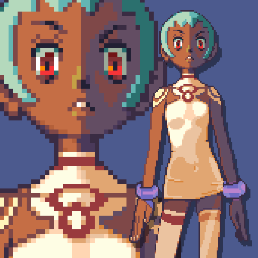 BNMotive's tweet photo. It WAS pixel art day haha! I did do some re-touches to some of these.
#ドットの日 #pixelart https://t.co/ijobBbJYxO