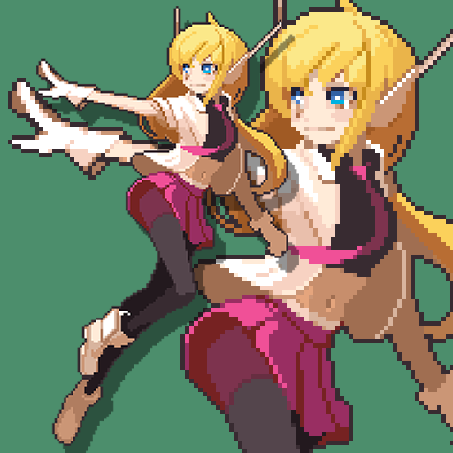 BNMotive's tweet photo. It WAS pixel art day haha! I did do some re-touches to some of these.
#ドットの日 #pixelart https://t.co/ijobBbJYxO