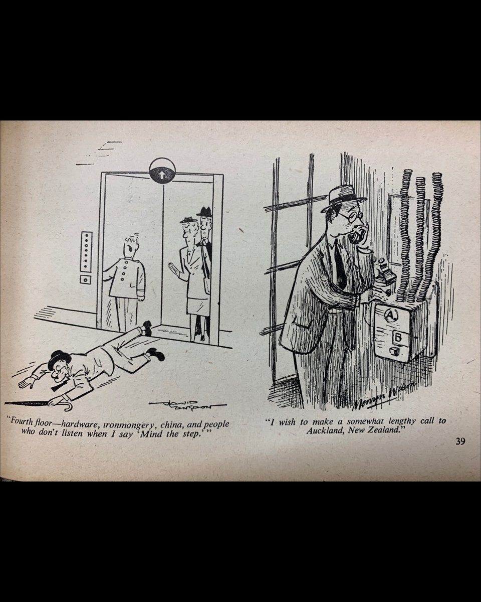 PunchCartoons's tweet photo. By David Langdon and Mervyn Wilson
Order your prints: https://t.co/7uwMZqqq1E
#punchmagazine #punchcartoons #illustration #drawing #art #cartoonart #publishing #1940s #fleetstreet #mindthestep #longdistancecall #DavidLangdon #MervynWilson https://t.co/xyMSgqzhJU