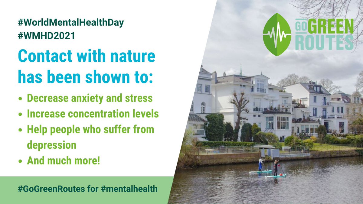 Yesterday we celebrated #WorldMentalHealthDay!

Being in nature has countless benefits to #mentalhealth: bit.ly/2YLxU3T

The health of animals, plants & planet is inextricably linked to human health, which is why we recognise the #PlanetaryHealth approach

#WMHD2021