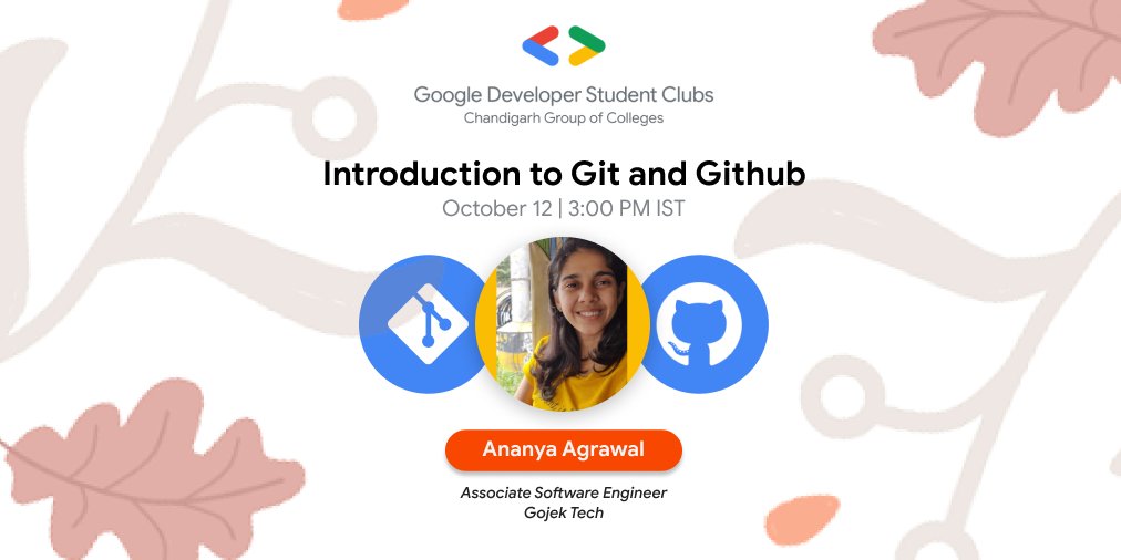 dsccgc's tweet photo. Bonjour people🥂! 
Introducing you all, @AgrawalAnanyaa, she's an Associate Software Engineer at Gojek Tech. She'll be guiding us with all the knowledge of Git and GitHub needed to get started for the GDSC Hacktoberfest Challenges, join us at 3PM on 12th october. 
Let it begin☀️ https://t.co/uNJZMfz3QF