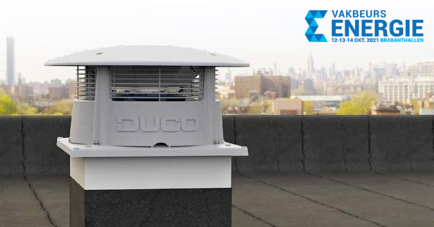 Ontdek de Duco RoofFan vanaf morgen tijdens vakbeurs Energie. Registreer voor gratis toegang via: bit.ly/3lrX0NV