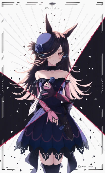 『黒い刺客』
#ウマ娘プリティダービー  #ライスシャワー 