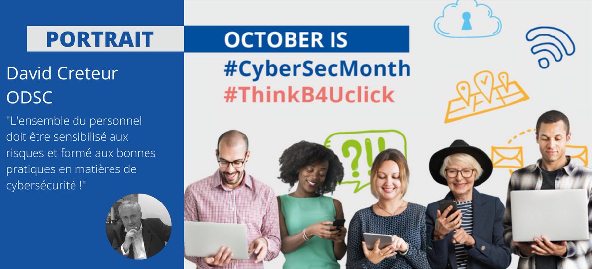 infopoletic's tweet photo. 🛡️ #EU #CyberSecMonthPortrait David Creteur @ODSCsprl  💬 "Dans toute organisation, l'ensemble du personnel doit être sensibilisé aux risques et formé aux bonnes pratiques en matières de cybersécurité" - Interview 👉 https://t.co/KhBlcR1Lui https://t.co/ABaIIhkOLg