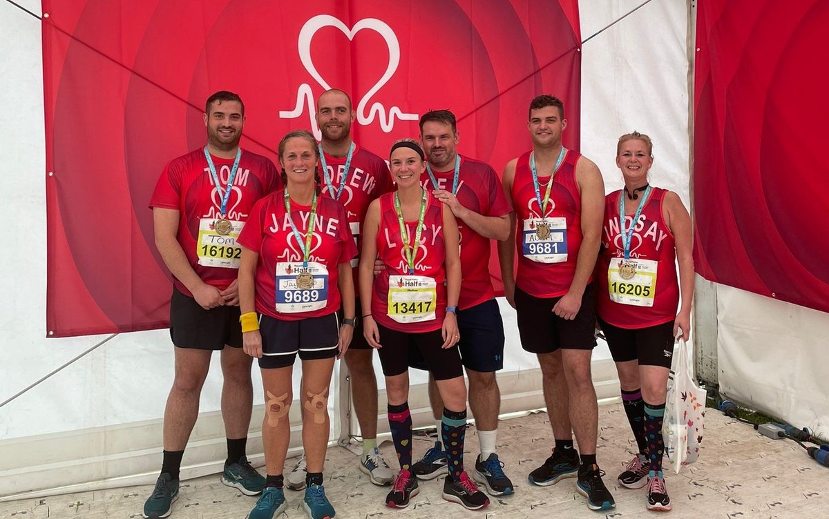 British Heart Foundation (@thebhf) on Twitter photo Congratulations to 'Team Preecey' for completing the <a href="/RoyalParksHalf/">Royal Parks Half</a> yesterday and for raising Β£5,900 in memory of Steve Preece who sadly passed away earlier this year. Congratulations to 'Team Preecey' for completing the <a href="/RoyalParksHalf/">Royal Parks Half</a> yesterday and for raising Β£5,900 in memory of Steve Preece who sadly passed away earlier this year.