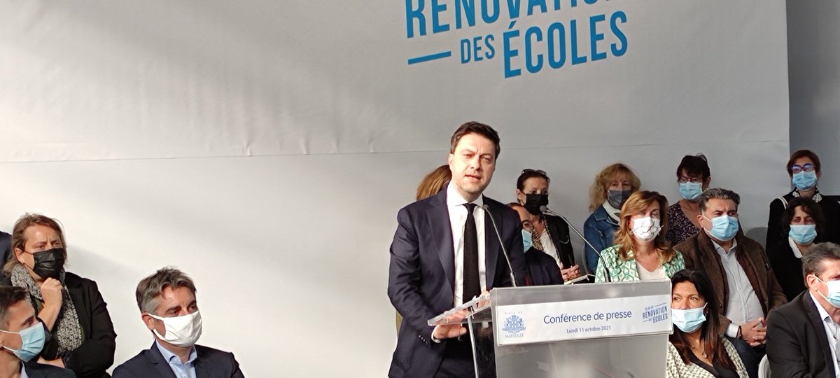 Benoît Payan présente son plan pour les écoles marseillaises, 174 écoles ciblées 1,2milliards de coût
Le maire de Marseille est chez Jean Castex pour demander à l'état de participer aux frais