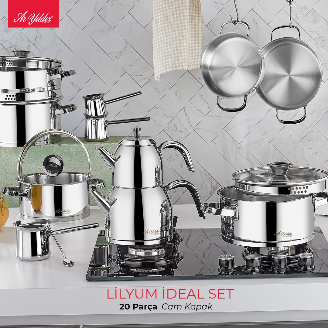 Lilyum prestige 20 Parça ideal cam kapak set. Ürünler hakkında detaylı bilgi ve direkt “Ar Yıldız Fabrika” garantisiyle sipariş verebilmek için;
aryildiz.net #tencereset#lilyum#çeyizset#çeliktencere
🚛Ücretsiz Kargo &amp; 12 Taksit imkanı