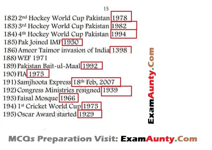 AuntyExam's tweet image. #Pakistan Studies (Important years)
👇 
examaunty.com/pakistan-studi…
(Part 1)
#PakistanStudies #PakStudies #Pakstudy #PakistanAffairs #PakAffairs #MCQs #PakHistory #PakStudyMcqs
