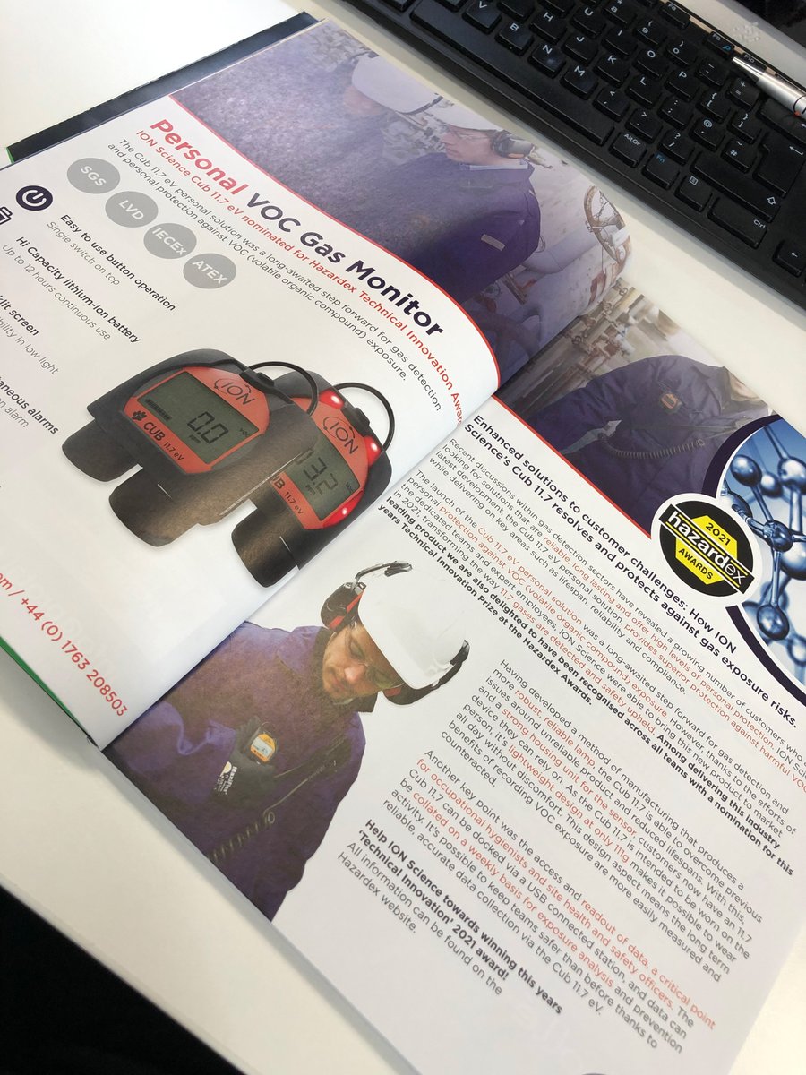 ionscience's tweet image. ION Science&apos;s double page spread in this months Health &amp;amp; Safety International Magazine!
Want to know more about our personal detection instruments? 
Then take a look at our range, hubs.la/H0Z5LCc0
#piddetection #gasdetection #instruments #gasexposure #workersafety