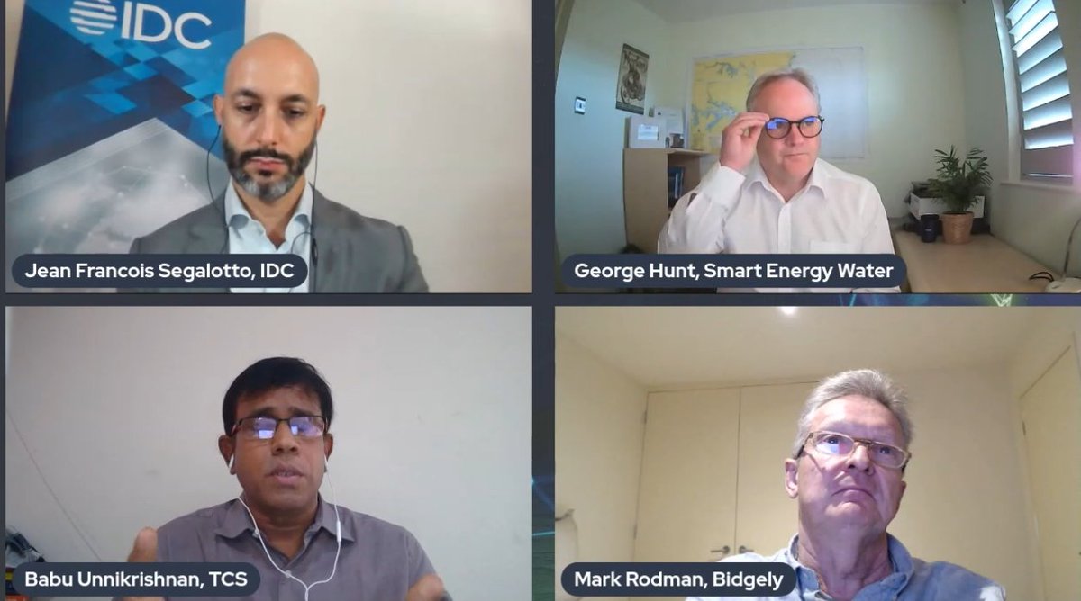 LuizaSemernya's tweet photo. @JSegalotto is kicking off  2nd #IDCUES21 panel "How Technologies Revive #Utilities’ Way of Working" w/ @bidgely @TCS @SmartEnergyW https://t.co/SImjNif2Be