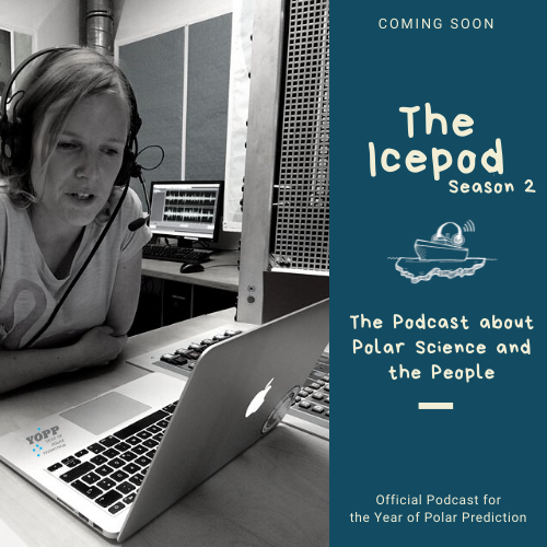 polarprediction's tweet photo. Another season of #TheIcePod launching in the coming weeks. Watch out for season 2 – we'll talk to people who work in polar regions & need reliable & safe weather & #seaice forecasts in the #Arctic & #Antarctica. Trailer available on Spotify. More at https://t.co/qtDbQ9tLQu https://t.co/bL8KSscNwb