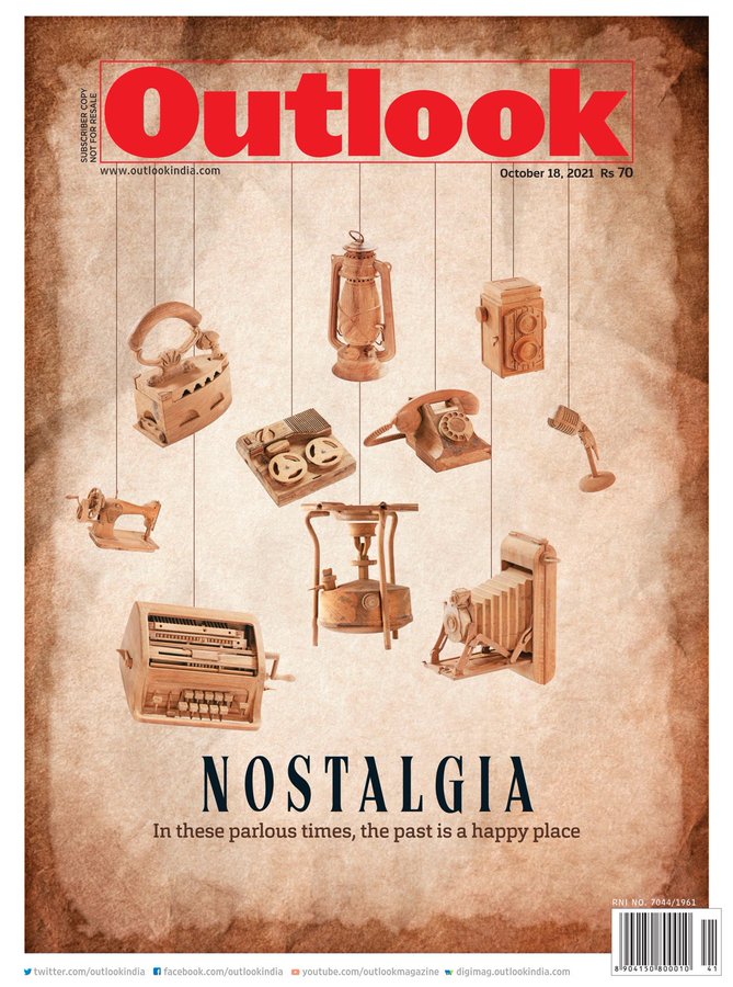 Outlookindia's tweet photo. #OLMag | 📢Latest Issue📢
#NostalgiaSeries|We look at nostalgia in a world ravaged by the pandemic. Come & walk down the memory lane with us
Check out the latest issue of Outlook - https://t.co/CkMdM0eQAp https://t.co/YIav2fRsVe