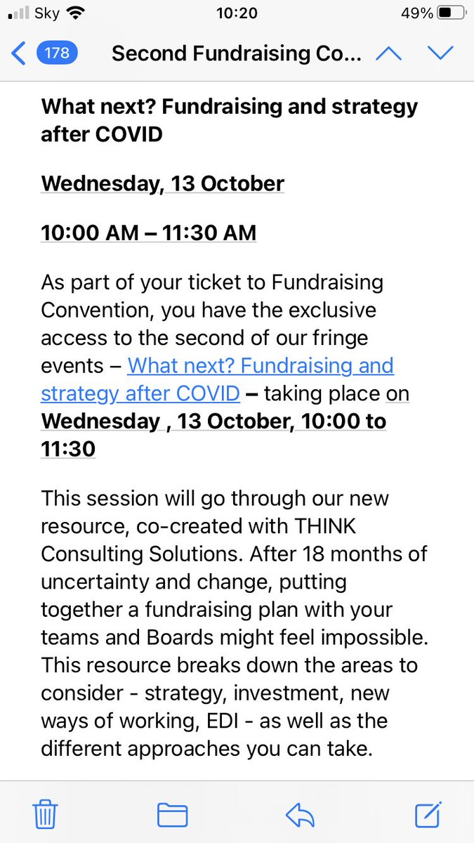 danielfluskey's tweet photo. The thing I’m most looking forward to this week!
90mins to talk fundraising, strategy, new ways of working, and lots more with colleagues from @CIOFtweets and @ThinkCS
If you were at #CIOFFC this year then you can come along - all info in the email with you this morning https://t.co/DjDlUbdAL2