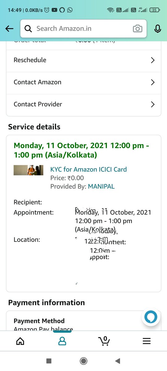 anshumanvatsa's tweet image. @amazonIN
@amazon
@AmazonUK 
very poor service.. Scheduled an appointment for KYC service. None turned up. On talking to CC, was informed they hadn't even appointed anyone. 
#poorservice
#poorresponse