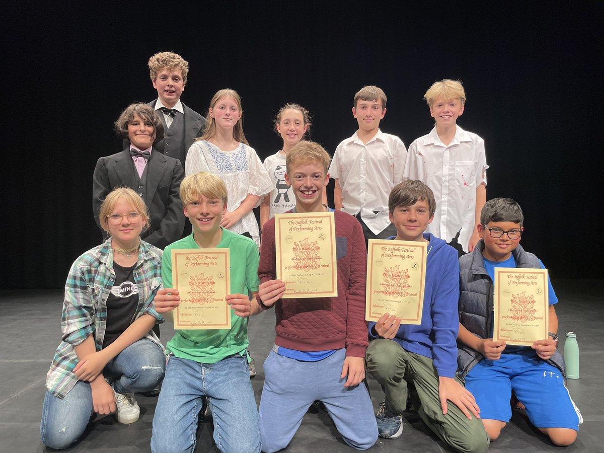 Team Drama had an incredible day at <a href="/SuffolkFestival/">Suffolk Festival</a> on Saturday. Placing 2nd and 3rd in the 12-15 Duologues category, AND an overall award for Promising Young Actors for their entire Festival to boot! We certainly did “Go Well!”