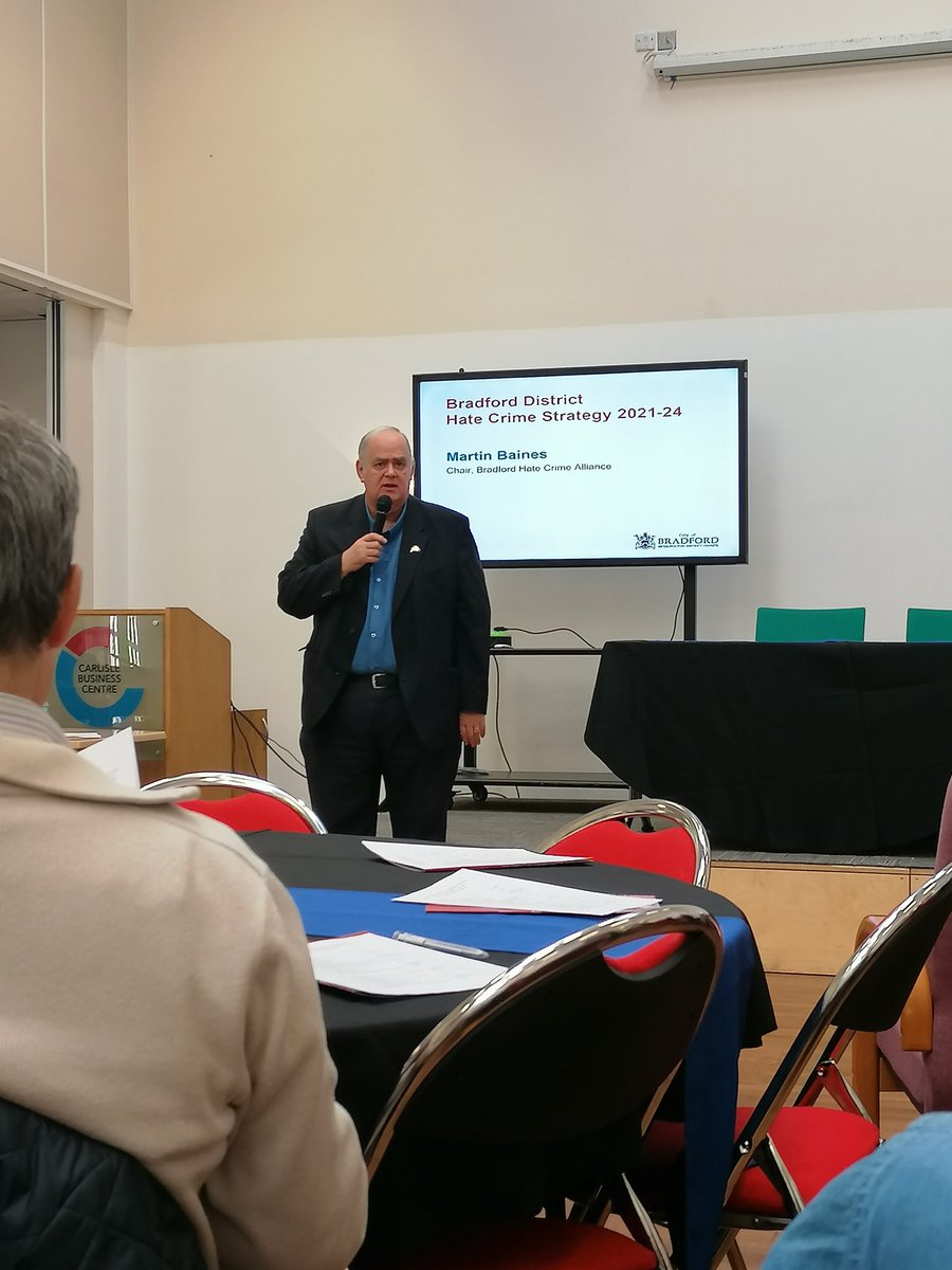 First four speakers introducing the Hate Crime Strategy and celebrating Bradford as a safe place for everyone #NoPlaceForHate #HCAW <a href="/RifaaqatAli59/">Rifaaqat Ali</a>

Lord Mayor Shabir Hussain 

Cllr Susan Hinchcliffe

Cllr Abdul Jabar of Safer&amp; Stronger Communities

Martin Baines. Chair of <a href="/bhcall/">BHCA</a>