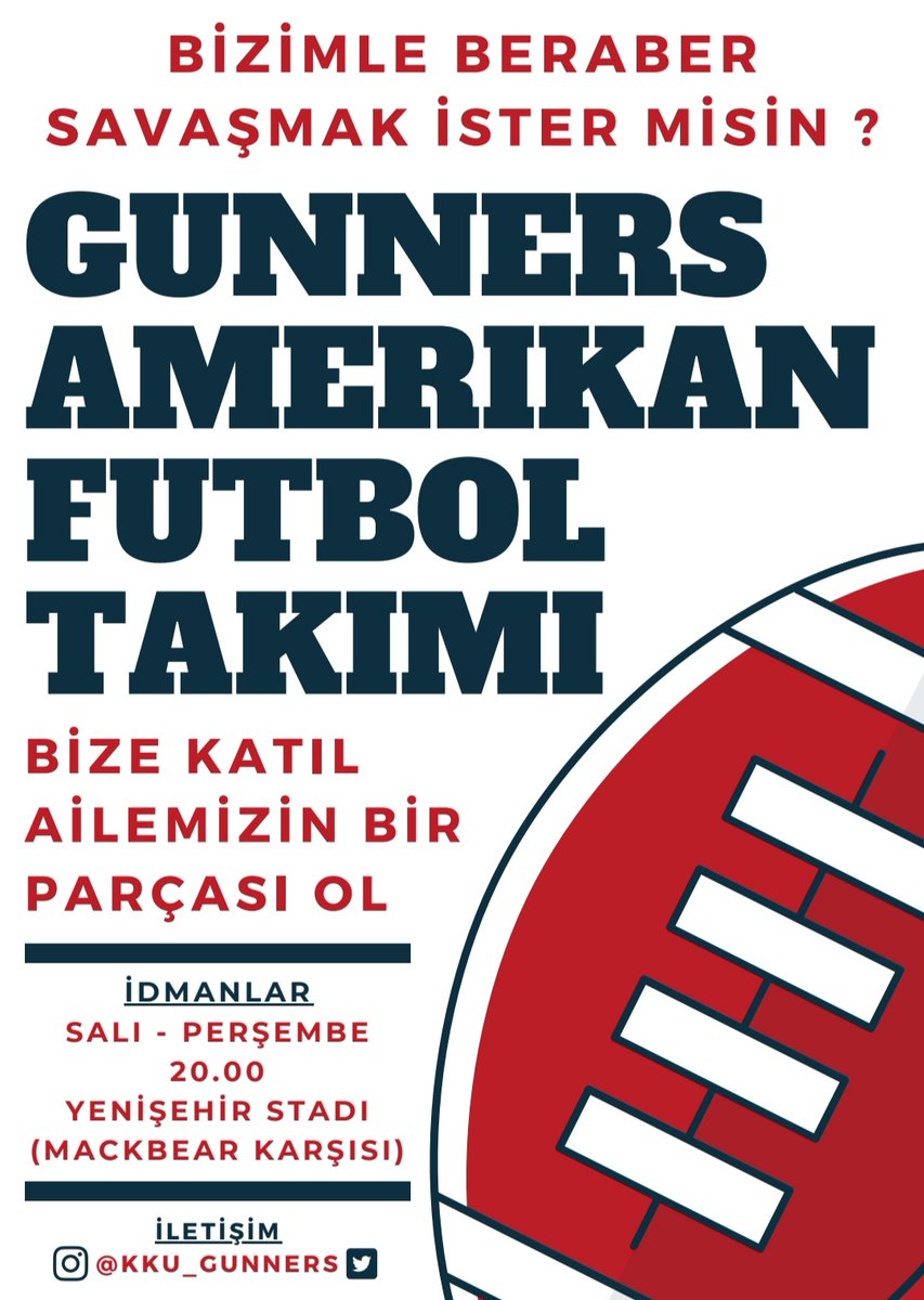 kkugunners's tweet photo. Bizimle beraber savaşmak ister misiniz ? ⚔🏈 #KorumalıFutbol #AmerikanFutbolu #TKFL #ProLig #UniLig https://t.co/Nx0TGehiia