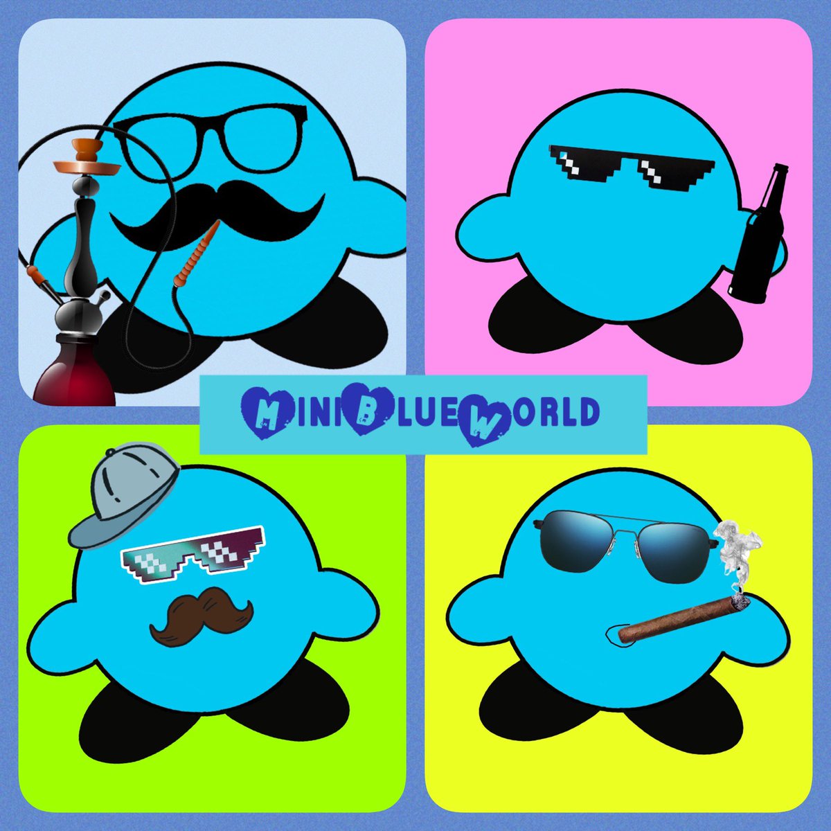 miniblueworld's tweet photo. @NFTLuffy @valleyTheCat 💙 Check out my new NFT collection (only 0.005 ETH floor price) @miniblueworld 💙 #MiniBlueWorld 🔵 #NFT #NFTs #nftart #NFTCommmunity #OpenSeaCommunity 💙 #veefriends @miniblueworld https://t.co/TNlHeNulb9 https://t.co/AjKuz1ozKa