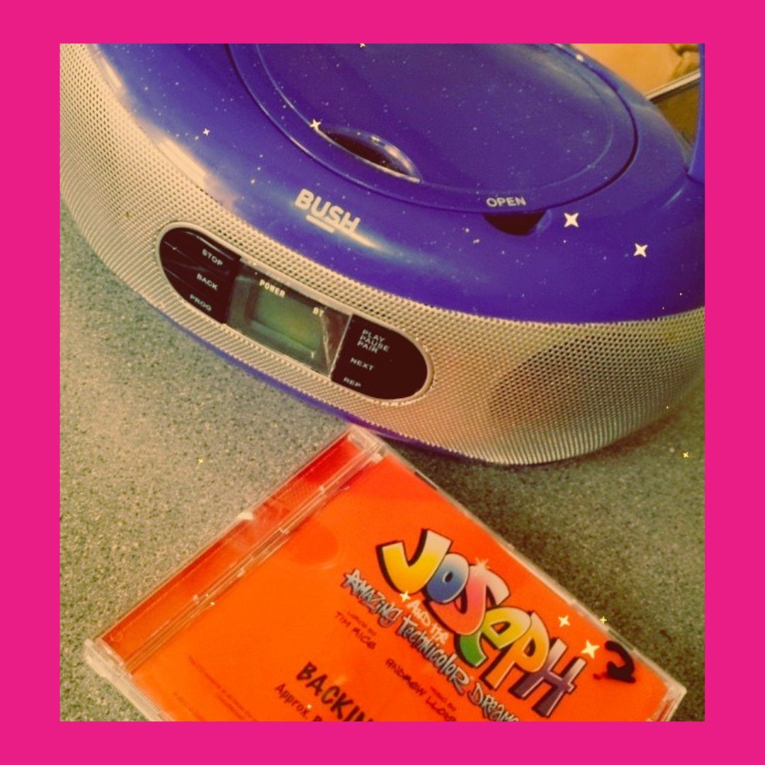 Backing tracks have arrived! 

It's getting really now 🤣

Cd though... do people use cds anymore? I've had to dig out my vintage cf player which is literally the quietest thing you've ever heard 🤣🙈🤣

#cd #cdcollection #retrostyle #retro #cdplayer #joseph